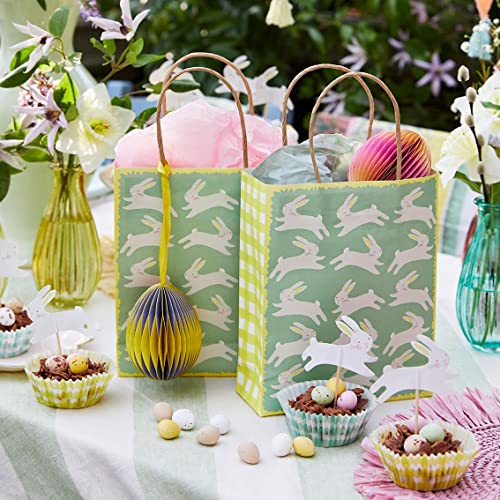 Talking Tables Oster-Geschenktüten mit Griffen für die Eiersuche, Schokolade, Süßigkeiten, 8 Stück, recycelbare Papiertüten für Leckerlis, Kaninchen, Kindergeburtstag, Gastgeschenke, Tierdruck Talking Tables Oster-Geschenktüten mit Griffen für die Eiersuche, Schokolade, Süßigkeiten, 8 Stück, recycelbare Papiertüten für Leckerlis, Kaninchen, Kindergeburtstag, Gastgeschenke, Tierdruck von Talking Tables