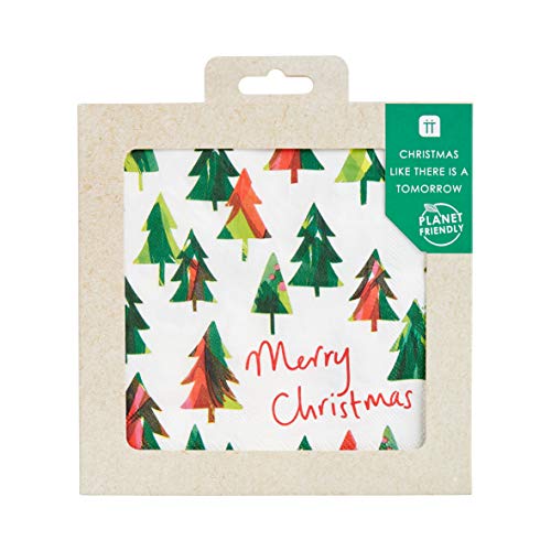 Talking Tables Packung mit 21 - Recycelbare Weihnachtsbaumservietten PLASTIK - Perfekte Partydekoration für Ihren Weihnachtstisch Talking Tables Packung mit 21 - Recycelbare Weihnachtsbaumservietten PLASTIK - Perfekte Partydekoration für Ihren Weihnachtstisch von Talking Tables
