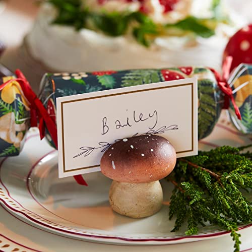 Talking Tables Tischkartenhalter und Namenskarten aus Holz, Pilze, Keramik, Herbstdekoration, Weihnachtstischdekoration, Wald, Feenparty-Dekorationen, Winterhochzeit, Green, Small Talking Tables Tischkartenhalter und Namenskarten aus Holz, Pilze, Keramik, Herbstdekoration, Weihnachtstischdekoration, Wald, Feenparty-Dekorationen, Winterhochzeit, Green, Small von Talking Tables