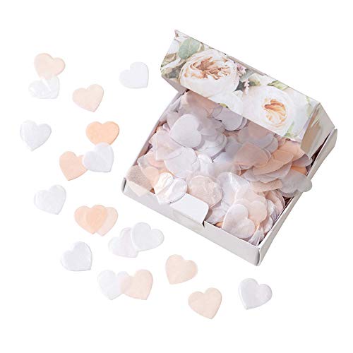 Talking Tables Biologisch abbaubares Konfetti in Herzform in Weiß und Pastellrosa für Hochzeiten, Valentinstag, Muttertag, Junggesellinnenabschiede, umweltfreundliches Tischstreupapier Talking Tables Biologisch abbaubares Konfetti in Herzform in Weiß und Pastellrosa für Hochzeiten, Valentinstag, Muttertag, Junggesellinnenabschiede, umweltfreundliches Tischstreupapier von Talking Tables