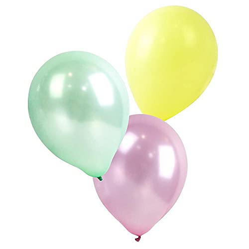 Talking Tables We Heart Pastellfarbene Luftballons für Geburtstage und Kinderpartys, Bunt, 30 cm (16 pro Pack) von Talking Tables