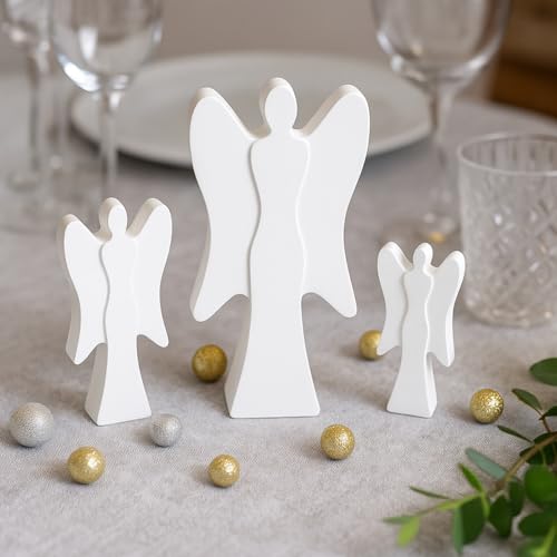 3 Stück Kerzen Silikonform 3D Engel, Silikonformen Gießformen Weihnachten Kerzenformen zum Gießen, Silikonform Weihnachten Engel Gips Gießformen Silikon Giessformen Silikon Gießform Weihnachten (A) von Talleros