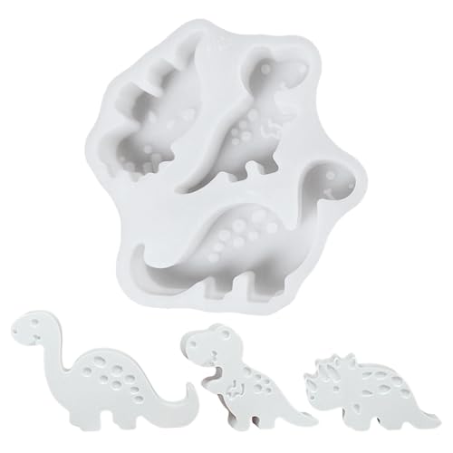 Halloween Silikonformen Gießformen Dinosaurier,3 Stück Dinosauriers Epoxidharz Formen Raysin Herbst Gießformen DIY Handgefertigter,3D Gießform Dinosaurier für Bastelarbeiten Gips Kunsthandwerk (01) Halloween Silikonformen Gießformen Dinosaurier,3 Stück Dinosauriers Epoxidharz Formen Raysin Herbst Gießformen DIY Handgefertigter,3D Gießform Dinosaurier für Bastelarbeiten Gips Kunsthandwerk (01) von Talleros