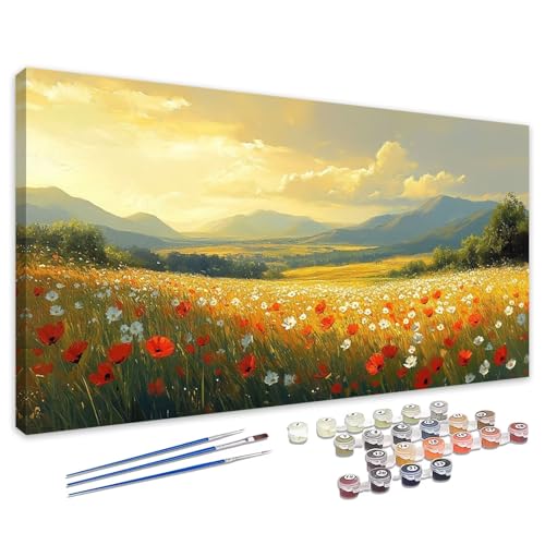 Malen Nach Zahlen Berg, Malen Nach Zahlen Kinder ab 7 Blume Paint by Numbers Adult, DIY Ölgemälde Basteln Erwachsene mit Pinseln und Acrylfarben für Home Deko, Geschenke für Frauen 35x70cm 4L-813 Malen Nach Zahlen Berg, Malen Nach Zahlen Kinder ab 7 Blume Paint by Numbers Adult, DIY Ölgemälde Basteln Erwachsene mit Pinseln und Acrylfarben für Home Deko, Geschenke für Frauen 35x70cm 4L-813 von Tamalsj