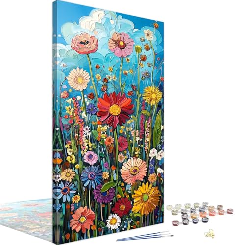 Malen Nach Zahlen Bunt, Malen Nach Zahlen Kinder ab 7 Garten Paint by Numbers Adult, DIY Ölgemälde Basteln Erwachsene mit Pinseln und Acrylfarben für Home Deko, Geschenke für Frauen 40x80cm 4L-1233 Malen Nach Zahlen Bunt, Malen Nach Zahlen Kinder ab 7 Garten Paint by Numbers Adult, DIY Ölgemälde Basteln Erwachsene mit Pinseln und Acrylfarben für Home Deko, Geschenke für Frauen 40x80cm 4L-1233 von Tamalsj