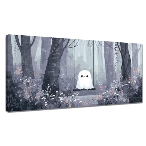 Malen Nach Zahlen Erwachsene Geist, Malen Nach Zahlen Wald Paint by Numbers, DIY Set Erwachsene Leinwand Ölgemälde mit Pinseln und Acrylfarben für Zimmer Deko, Geschenke für Frauen 60x120cm Y3-1049 von Tamalsj