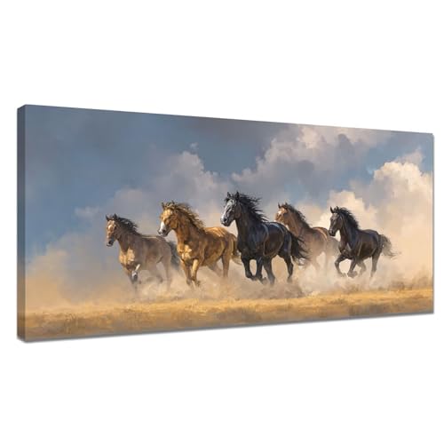 Malen Nach Zahlen Erwachsene Landschaft, Malen Nach Zahlen Tier Paint by Numbers, DIY Set Erwachsene Leinwand Ölgemälde mit Pinseln und Acrylfarben für Zimmer Deko, Geschenke Frauen 70x140cm Y3-1061 von Tamalsj