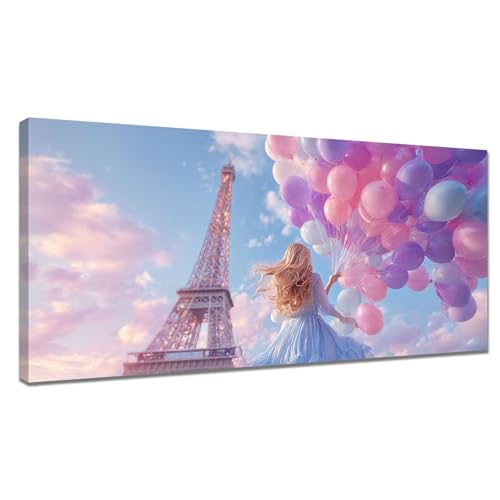 Malen Nach Zahlen Frau, Malen Nach Zahlen Kinder ab 7 Ballon Paint by Numbers Adult, DIY Ölgemälde Basteln Erwachsene mit Pinseln und Acrylfarben für Home Deko, Geschenke für Frauen 80x160cm Y3-1078 von Tamalsj