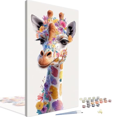 Malen Nach Zahlen Giraffe, Malen Nach Zahlen Kinder ab 7 Blume Paint by Numbers Adult, DIY Ölgemälde Basteln Erwachsene mit Pinseln und Acrylfarben für Home Deko, Geschenke für Frauen 35x70cm 4L-1023 Malen Nach Zahlen Giraffe, Malen Nach Zahlen Kinder ab 7 Blume Paint by Numbers Adult, DIY Ölgemälde Basteln Erwachsene mit Pinseln und Acrylfarben für Home Deko, Geschenke für Frauen 35x70cm 4L-1023 von Tamalsj