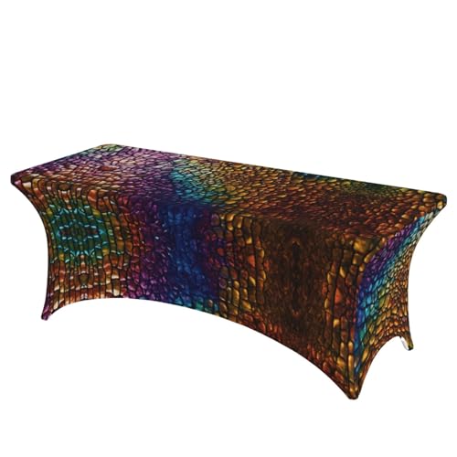 Klassische Tischdecke mit Schlangenhaut-Druck, professionell, stilvoll, rechteckig, einfache Installation Klassische Tischdecke mit Schlangenhaut-Druck, professionell, stilvoll, rechteckig, einfache Installation von Tamiger