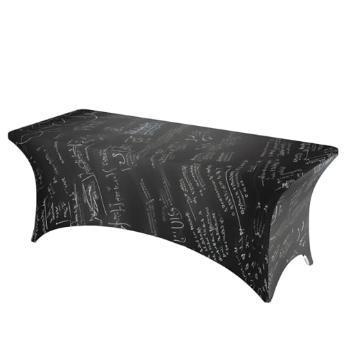 Mathematik-Symbole, bedruckt, professionell, stilvoll, rechteckig, Tischdecke, einfache Installation von Tamiger