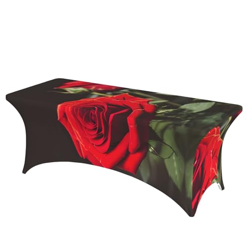 Professionelle, stilvolle, rechteckige Tischdecke, saubere Tischdecke, einfache Installation, Weinrot und Rot Professionelle, stilvolle, rechteckige Tischdecke, saubere Tischdecke, einfache Installation, Weinrot und Rot von Tamiger