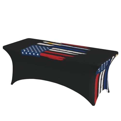 Professionelle, stilvolle, rechteckige Tischdecke mit Aufdruck der Vereinigten Staaten und Philippinen, einfache Installation Professionelle, stilvolle, rechteckige Tischdecke mit Aufdruck der Vereinigten Staaten und Philippinen, einfache Installation von Tamiger