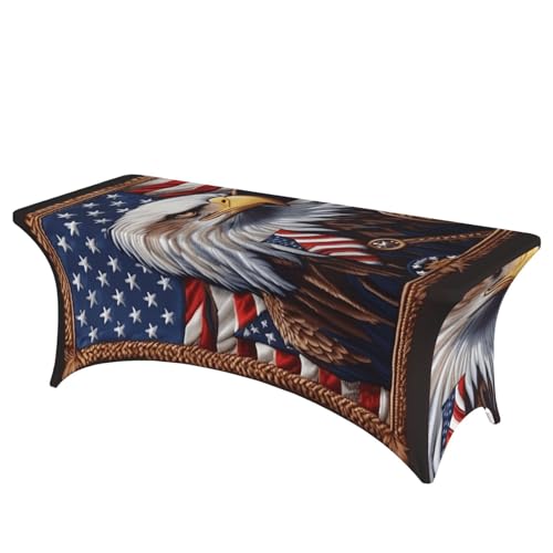 Tischdecke, Motiv: Amerikanischer Weißkopfseeadler, professionell, stilvoll, rechteckig, saubere Tischdecke, einfache Installation Tischdecke, Motiv: Amerikanischer Weißkopfseeadler, professionell, stilvoll, rechteckig, saubere Tischdecke, einfache Installation von Tamiger
