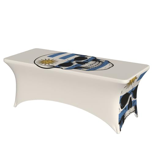 Uruguay-Flagge, Skelett-Druck, professionell, stilvoll, rechteckig, Tischdecke, einfache Installation Uruguay-Flagge, Skelett-Druck, professionell, stilvoll, rechteckig, Tischdecke, einfache Installation von Tamiger
