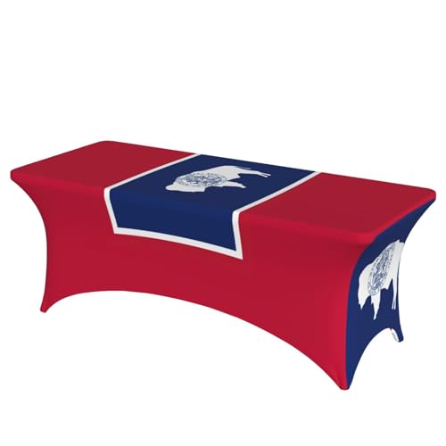Wyoming-Tischdecke mit Staatsflaggen-Druck, professionell, stilvoll, rechteckig, saubere Tischdecke, einfache Installation Wyoming-Tischdecke mit Staatsflaggen-Druck, professionell, stilvoll, rechteckig, saubere Tischdecke, einfache Installation von Tamiger
