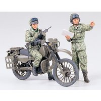 JGSDF Geländemotorrad (2 Figuren) von Tamiya