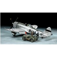 Republic P-47D Thunderbolt & U.S.1/4-ton 4×4 Light Vehicle von Tamiya