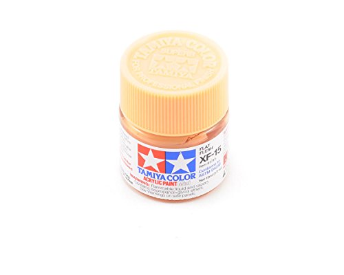 Tamiya 81715 - Acrylfarbe, Matt Fleisch, 10 ml, XF-15 von TAMIYA