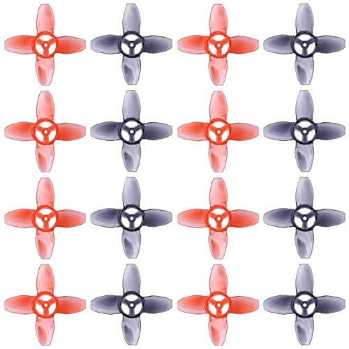 Tamkyo 16 StüCk für EMAX Avan Tinyhawk TH Turtlemode Propeller 40 Mm 4-Blatt 1,5 Mm Loch, für 0802 Motor Indoor FPV Racing Drone von Tamkyo