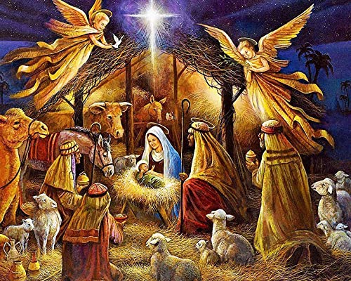 Tamseen 5D Diamant Malerei Bild Jesus Religion, DIY Diamond Painting Erwachsene Bilder Engel, Full Strass Diamant Kunst Kinder Kreuzstich Sets Für Stickerei Wanddekoration 30X40cm Tamseen 5D Diamant Malerei Bild Jesus Religion, DIY Diamond Painting Erwachsene Bilder Engel, Full Strass Diamant Kunst Kinder Kreuzstich Sets Für Stickerei Wanddekoration 30X40cm von Tamseen