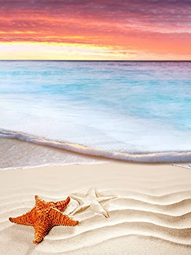 Tamseen DIY Diamond Painting Strand am Meer, 5D Diamant Painting Bilder Erwachsene Sunset Landschaft, Diamant Painting Bilder Kinder Kunst Strass Stickerei Sets, für Home Wanddekoration 30X40 cm von Tamseen