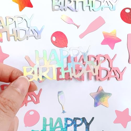 200 Stück Geburtstagskonfetti für Tischkonfetti, Konfetti, Para Fiesta, ideal für Geburtstagsfeiern oder Jubiläumsdekorationen. 200 Stück Geburtstagskonfetti für Tischkonfetti, Konfetti, Para Fiesta, ideal für Geburtstagsfeiern oder Jubiläumsdekorationen. von TanWillBe