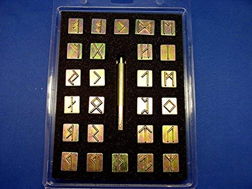 Tandy Leather Factory Runic/Celtic Alphabet Stamp Set 3/4 (with Stamping Handle) by von Tandy Leather Factory