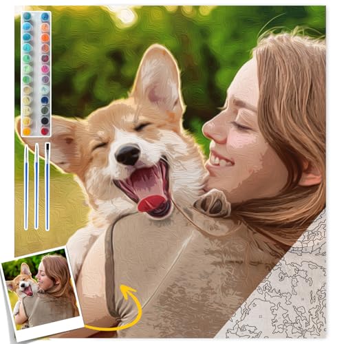 Malen nach Zahlen eigenes Bild - Malen nach Zahlen Personalisiert DIY Gemälde für Erwachsene - Individuelles Wandbild Geschenk zur Hochzeit Geburtstag Weihnachten Home Decor Malen nach Zahlen eigenes Bild - Malen nach Zahlen Personalisiert DIY Gemälde für Erwachsene - Individuelles Wandbild Geschenk zur Hochzeit Geburtstag Weihnachten Home Decor von Tangbr