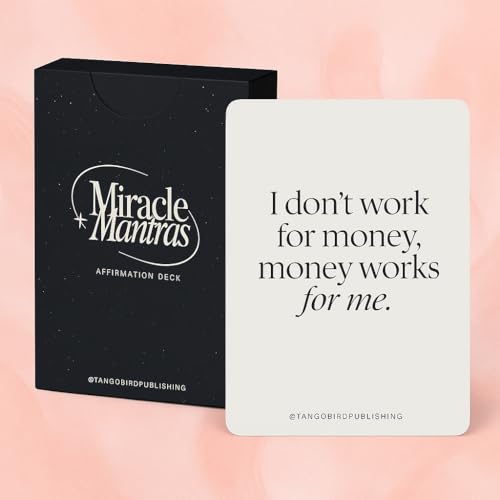 Tangobird Miracle Mantras Affirmationskarten, 60 inspirierende Karten für Selbstpflege, Achtsamkeit und bedeutungsvolle Geschenke Tangobird Miracle Mantras Affirmationskarten, 60 inspirierende Karten für Selbstpflege, Achtsamkeit und bedeutungsvolle Geschenke von Tangobird