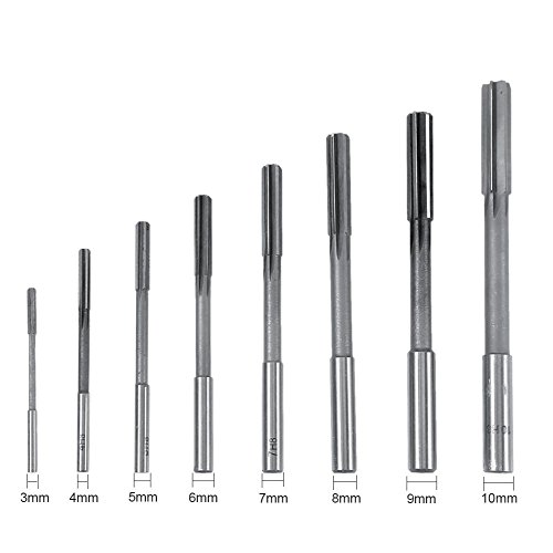 8 Stück 3,4,5,6,7,8,9,10mm HSS Reibahlen Set,Zylinderschaft Fräswerkzeug,Hoch Schnellarbeitsstahl Handbetriebene Reibahle, Fräsmaschine Reibahle zum Bohrungsbearbeitung 8 Stück 3,4,5,6,7,8,9,10mm HSS Reibahlen Set,Zylinderschaft Fräswerkzeug,Hoch Schnellarbeitsstahl Handbetriebene Reibahle, Fräsmaschine Reibahle zum Bohrungsbearbeitung von Tangxi