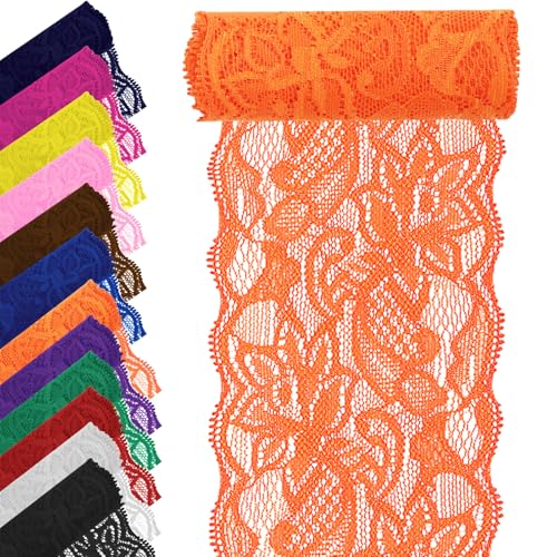 Tanstic Floral Pattern Fabric Lace Ribbon Lace Fabric Elastic Lace Rbbon for Wedding Decorations Gift Wrapping Tanstic Floral Pattern Fabric Lace Ribbon Lace Fabric Elastic Lace Rbbon for Wedding Decorations Gift Wrapping von Tanstic