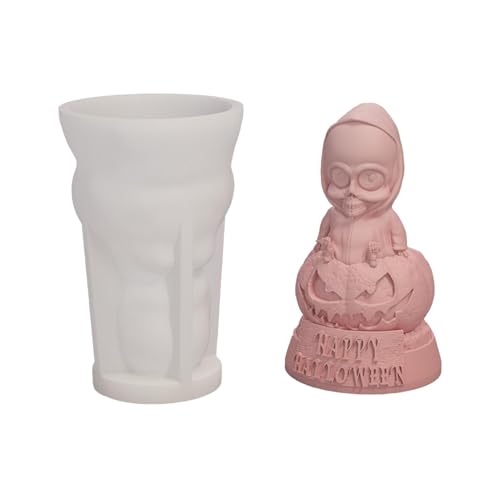 Geister-Kerzenformen, Halloween-Geister-Silikonformen, Basteln, Epoxid-Silikonformen, Epoxidharz, Silikonformen für die Herstellung von Kerzen von Tanxemery
