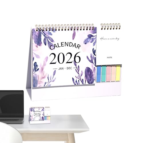 Schreibtischkalender | Monatskalender 2026 Planer – 12 Monate dickes Papier Notizblock Aufgabenliste Zubehör Büro Haus Planung Schreibtischkalender | Monatskalender 2026 Planer – 12 Monate dickes Papier Notizblock Aufgabenliste Zubehör Büro Haus Planung von Tanxemery