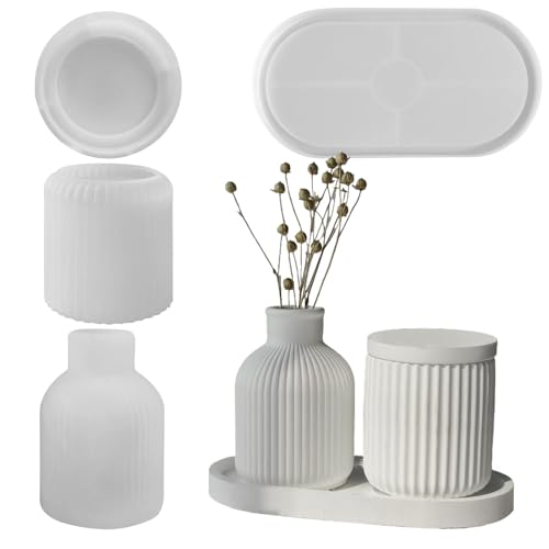 Silikonformen, Kerzenhalterformen, einzigartige Pflanzgefäß-Vasenform, Topfform | Kreative Epoxidharz-Formen, Ornamentform für Vase, Stifthalter, Kerzenhalter Silikonformen, Kerzenhalterformen, einzigartige Pflanzgefäß-Vasenform, Topfform | Kreative Epoxidharz-Formen, Ornamentform für Vase, Stifthalter, Kerzenhalter von Tanxemery