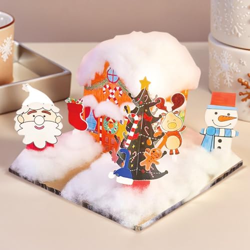 Tanxemery Weihnachts Bastelsets Für Erwachsene,Pädagogisches Bastelset,Weihnachtsszene Karten Bastelset - Für Erwachsene Partyplaner Klassenzimmer Heimdekorateure Esstisch Kaminsims Fensterbank Tanxemery Weihnachts Bastelsets Für Erwachsene,Pädagogisches Bastelset,Weihnachtsszene Karten Bastelset - Für Erwachsene Partyplaner Klassenzimmer Heimdekorateure Esstisch Kaminsims Fensterbank von Tanxemery