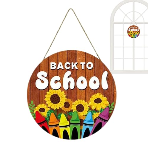 Willkommen Schild Für Klassenzimmer - Dekorative Schilder Schulanfang Deko,Wiederverwendbare Fotos Dekoration Klassenzimmer Kinderzimmer Mädchen von Tanxemery