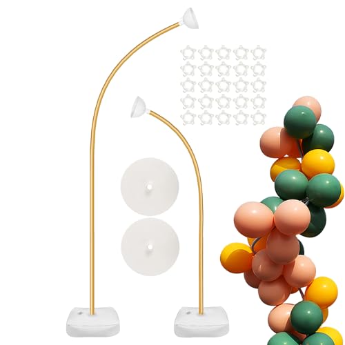 Goldfarbenes Ballonbogen Set | Goldener Ständer Mit Fuß Für Hintergrund | Flexibler Deko Rahmen Halterung Für Hochzeit Fotografie Feierdekoration Jubiläum Feiertage Garlands Goldfarbenes Ballonbogen Set | Goldener Ständer Mit Fuß Für Hintergrund | Flexibler Deko Rahmen Halterung Für Hochzeit Fotografie Feierdekoration Jubiläum Feiertage Garlands von Tanxier