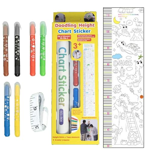 Größenmesslatte,Zum Bemalen Höhenmesser Wanddeko | Mehrfunktional Interaktiv Abwischbar Wand-Höhenmessaufkleber für Babyzimmer Kinderzimmer Schlafzimmer Klassenzimmer Spielzimmer Größenmesslatte,Zum Bemalen Höhenmesser Wanddeko | Mehrfunktional Interaktiv Abwischbar Wand-Höhenmessaufkleber für Babyzimmer Kinderzimmer Schlafzimmer Klassenzimmer Spielzimmer von Tanxier