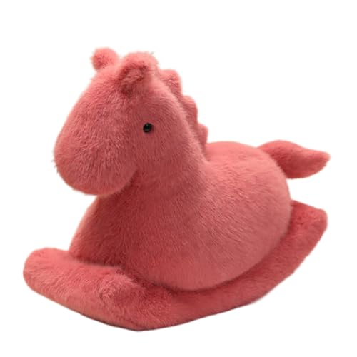 Kuschelpferd | 40 cm Schaukelpferd-förmiges Kissen,Detailreiches Weiches Süßes Tier Deko Für Schreibtisch Spielgefährte Für Kinder Erwachsene Wohnzimmer Kuschelpferd | 40 cm Schaukelpferd-förmiges Kissen,Detailreiches Weiches Süßes Tier Deko Für Schreibtisch Spielgefährte Für Kinder Erwachsene Wohnzimmer von Tanxier
