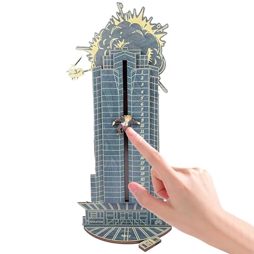 Schiebender Weihnachts-Countdown-Kalender, 24-Tägiger Holz-Weihnachtsdeko Adventskalender, Saisonale Mittelstück Deko für Tisch Schiebender Weihnachts-Countdown-Kalender, 24-Tägiger Holz-Weihnachtsdeko Adventskalender, Saisonale Mittelstück Deko für Tisch von Tanxier