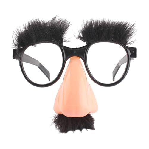 Tanxier Lustige Brille - Glubschaugen Brille | Novelty Sonnenbrille mit Augenbrauen und Schnurrbart Accessoires als Partyaccessoires für Schulaufführungen Bühnenauftritte Comic-Conventions Halloween Tanxier Lustige Brille - Glubschaugen Brille | Novelty Sonnenbrille mit Augenbrauen und Schnurrbart Accessoires als Partyaccessoires für Schulaufführungen Bühnenauftritte Comic-Conventions Halloween von Tanxier