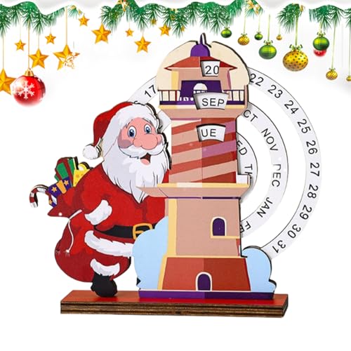 Tisch Adventskalender,Drehbarer Weihnachts Adventskalender Aus Holz - Deko Für Zuhause Klassenzimmer Schule Hotel Wohnheim Wohnung Tisch Adventskalender,Drehbarer Weihnachts Adventskalender Aus Holz - Deko Für Zuhause Klassenzimmer Schule Hotel Wohnheim Wohnung von Tanxier