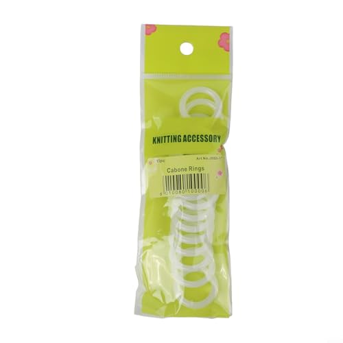 Häkelringe aus Kunststoff für Handtaschen, Zubehör und Basteln, Multipack, Kunststoff-Kreishaken für verschiedene Anwendungen (25 mm) von Taotalhomy