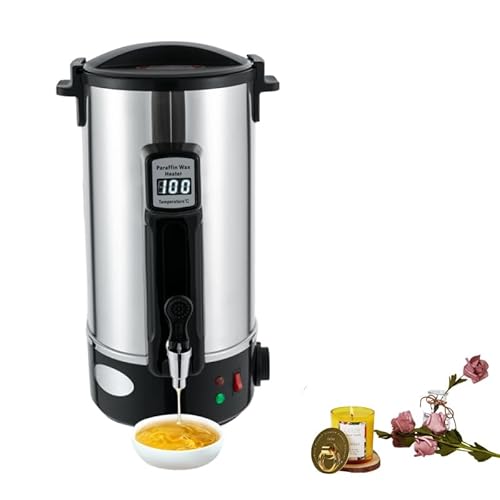 Taozhiyy Kerzenherstellung Kit, Wachsschmelzgerät, 10,8L Groß Kapazität Wachsschmelzer, DIY Kerze machen Wachstopf mit Digitales Thermometer & Edelstahllöffel für Kerzengeschäft, Nicht Verstopfend Taozhiyy Kerzenherstellung Kit, Wachsschmelzgerät, 10,8L Groß Kapazität Wachsschmelzer, DIY Kerze machen Wachstopf mit Digitales Thermometer & Edelstahllöffel für Kerzengeschäft, Nicht Verstopfend von Taozhiyy