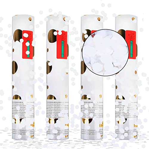 Konfettikanone*4, Taozoey Party-Popper 30 cm, Konfettikanone Hochzeit, 3-5m Effekthöhe, Konfettikanone Geburtstag, Confetti Kanone, für Hochzeit, Geburtstag, Babyparty, Absolvent, Party Konfettikanone*4, Taozoey Party-Popper 30 cm, Konfettikanone Hochzeit, 3-5m Effekthöhe, Konfettikanone Geburtstag, Confetti Kanone, für Hochzeit, Geburtstag, Babyparty, Absolvent, Party von Taozoey