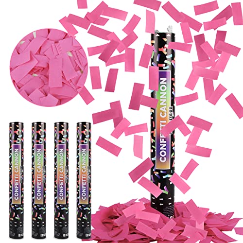 Konfettikanonen*4, Taozoey Party-Popper 40 cm, 5-8m Effekthöhe, Konfetti Kanonen, Konfetti-Shooter, Konfetti Bombe für Hochzeit, Geburtstag, Babyparty, Absolvent, Party Konfettikanonen*4, Taozoey Party-Popper 40 cm, 5-8m Effekthöhe, Konfetti Kanonen, Konfetti-Shooter, Konfetti Bombe für Hochzeit, Geburtstag, Babyparty, Absolvent, Party von Taozoey