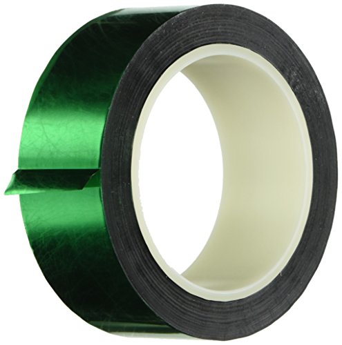 TapeCase 1.5-72-MPFT-Green Metallisiertes Polyester-Klebeband, 3,81 cm x 65,8 m, Grün von TapeCase