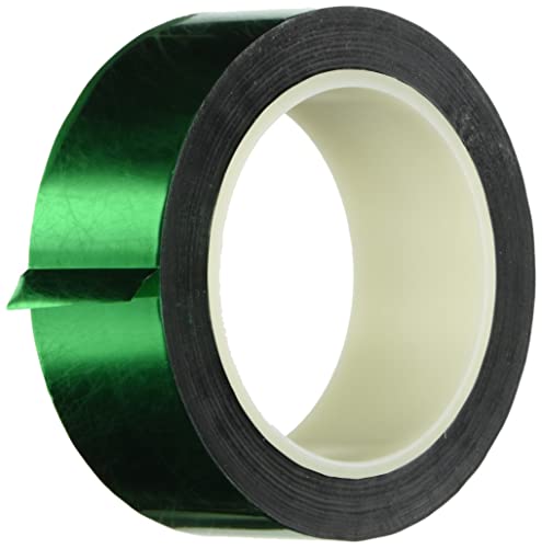 TapeCase 10-5-MPFT-Green Metallisiertes Polyester-, Acryl-Klebeband, 0,005 cm dick, 4,57 m Länge, 25,4 cm Breite, Grün, 1 Rolle von TapeCase