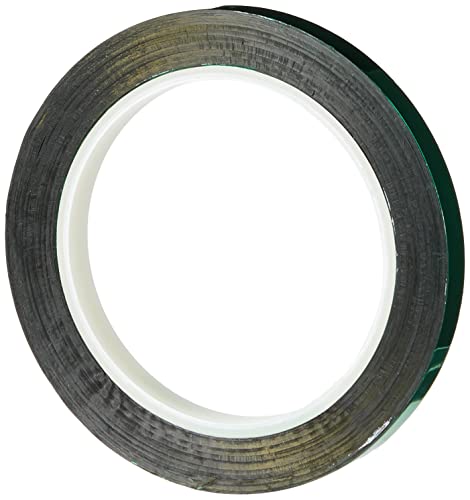 TapeCase 3/8-72-MPFT-Green Metallisiertes Polyester-Klebeband, 0,95 cm x 65,8 m, Grün, 1 Rolle von TapeCase
